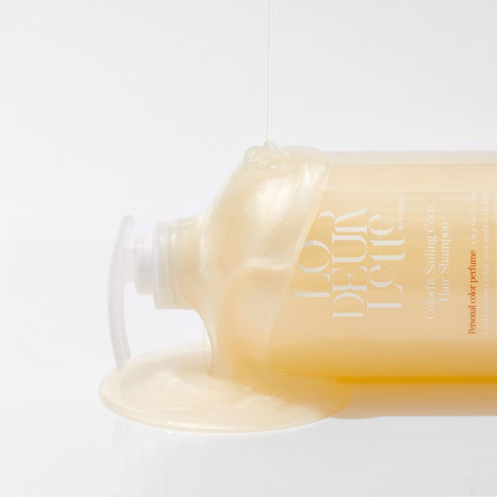 Shampoing capillaire Lauderette Color Fit Sailing Coco 1000 ml, 2 unités, 1 L