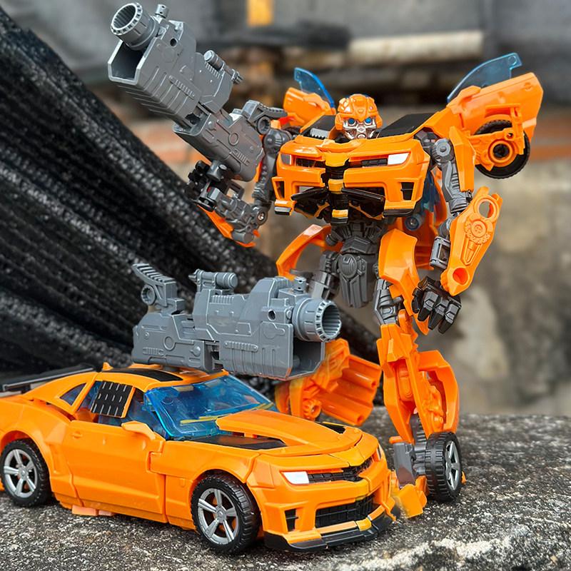 Transformation Robot Car Autobots Bumblebee Optimus Prime Action Figure Toys Plastic Anime Movie Series Children Birthday Gift
