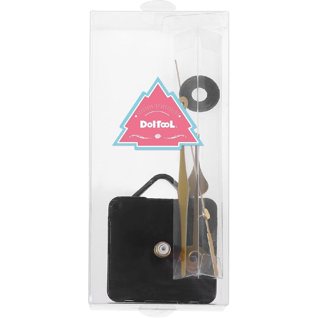 DOITOOL Silence Quartz Clock Movement Silent Clock Mechanism Long Shaft Replacement Clock Kits Wall Clock Movements Mechanism Parts with 3 Hands No