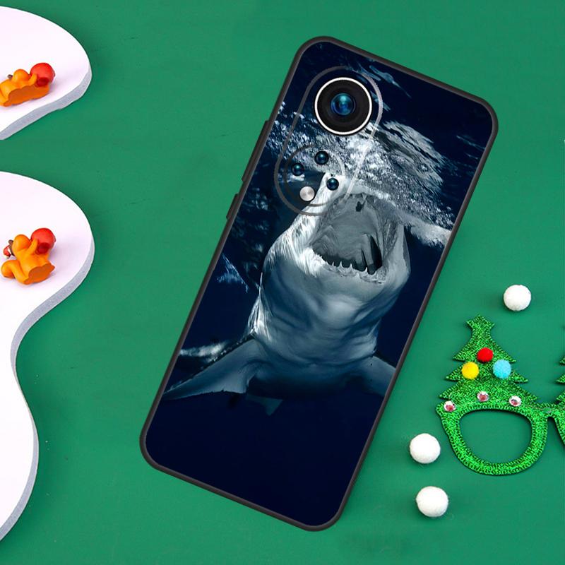

Ferocious Shark Animal Case For Honor Magic 7 Pro 6 5 50 70 90 200 Lite X9b X9a X8a X8b X7a X6a X8 X9 X9c Cover Honor Magic6 Pro