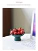 Retro Ceramic High-Footed Plate: Multifunctional for Meals, Fruits, Tea, Desserts, Salads, and More