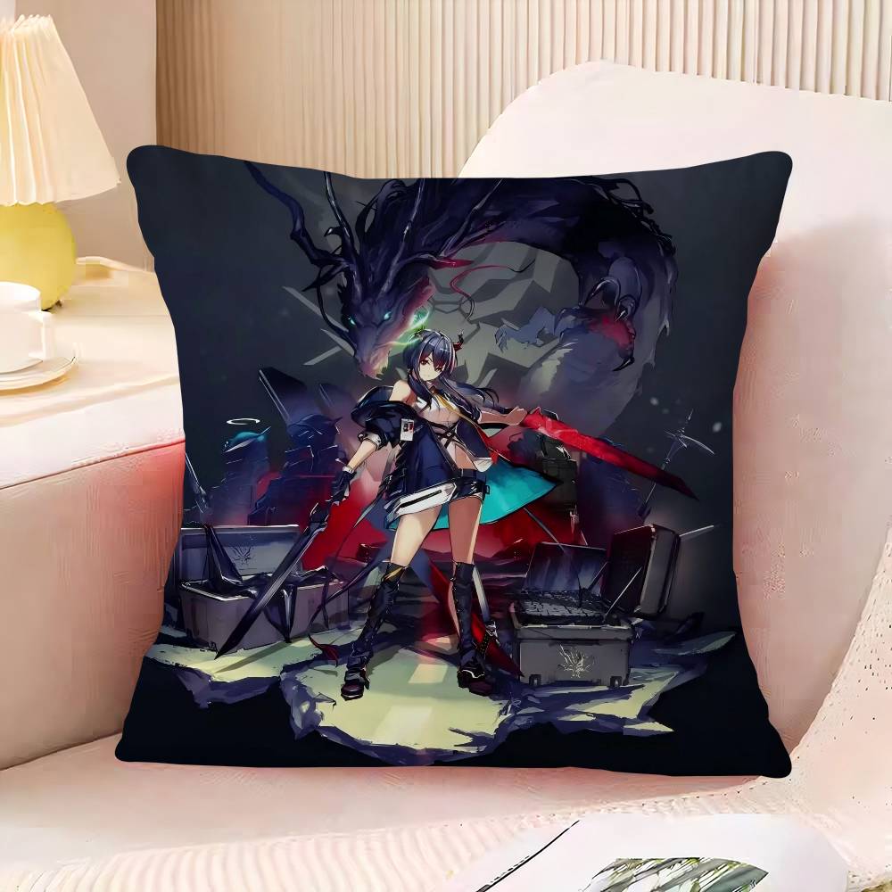 A-Arknights Pillow Case Pillowcase Ultra Soft Skin Friendly Fabric Cloud Like Comfort