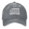Compact Disc (CD) digital audio authorized logo (white) Baseball Cap Trucker Cap hard hat beach hat Unisex Tennis Women's