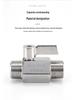 Mini Ball Valve 304 Stainless Steel, Internal/External Thread, 6/4 Points