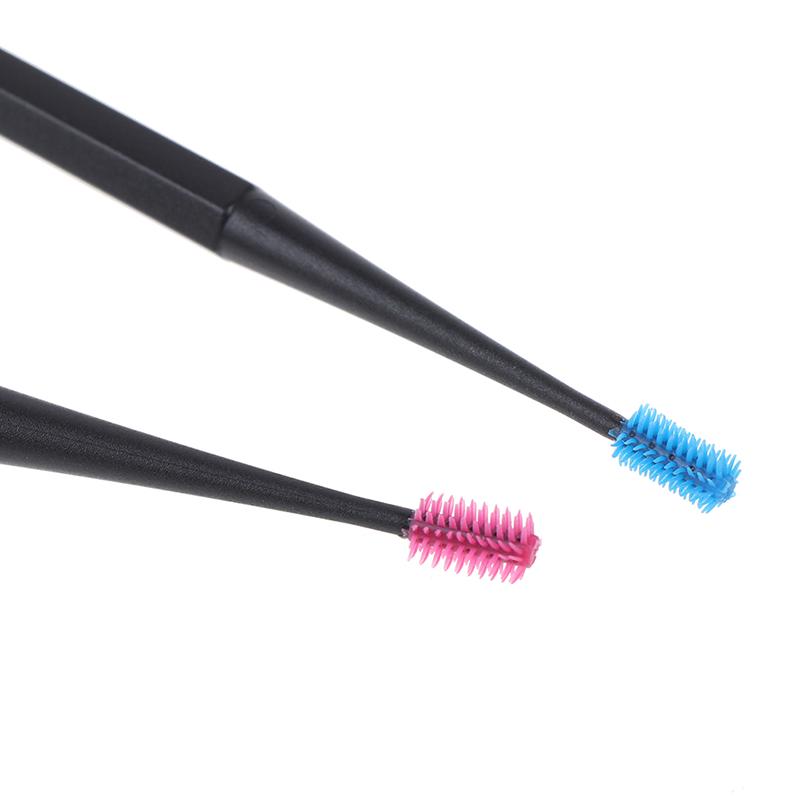 Double-Sided Earpick Soft Silicone Spiral Rotating Ear Wax Cleaner Ears Remover