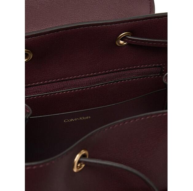 Рюкзак Calvin Klein Foil Logo Flap Backpack LV04F3297G бордовый