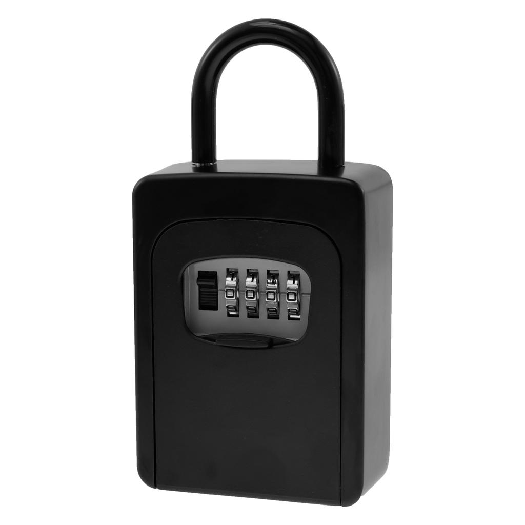 Key Safe Box Wall Mount Key Lock Box 4 Digit Combination Key Hider Box Outdoor Lock Box for House Keys Safe Secret Storage Box