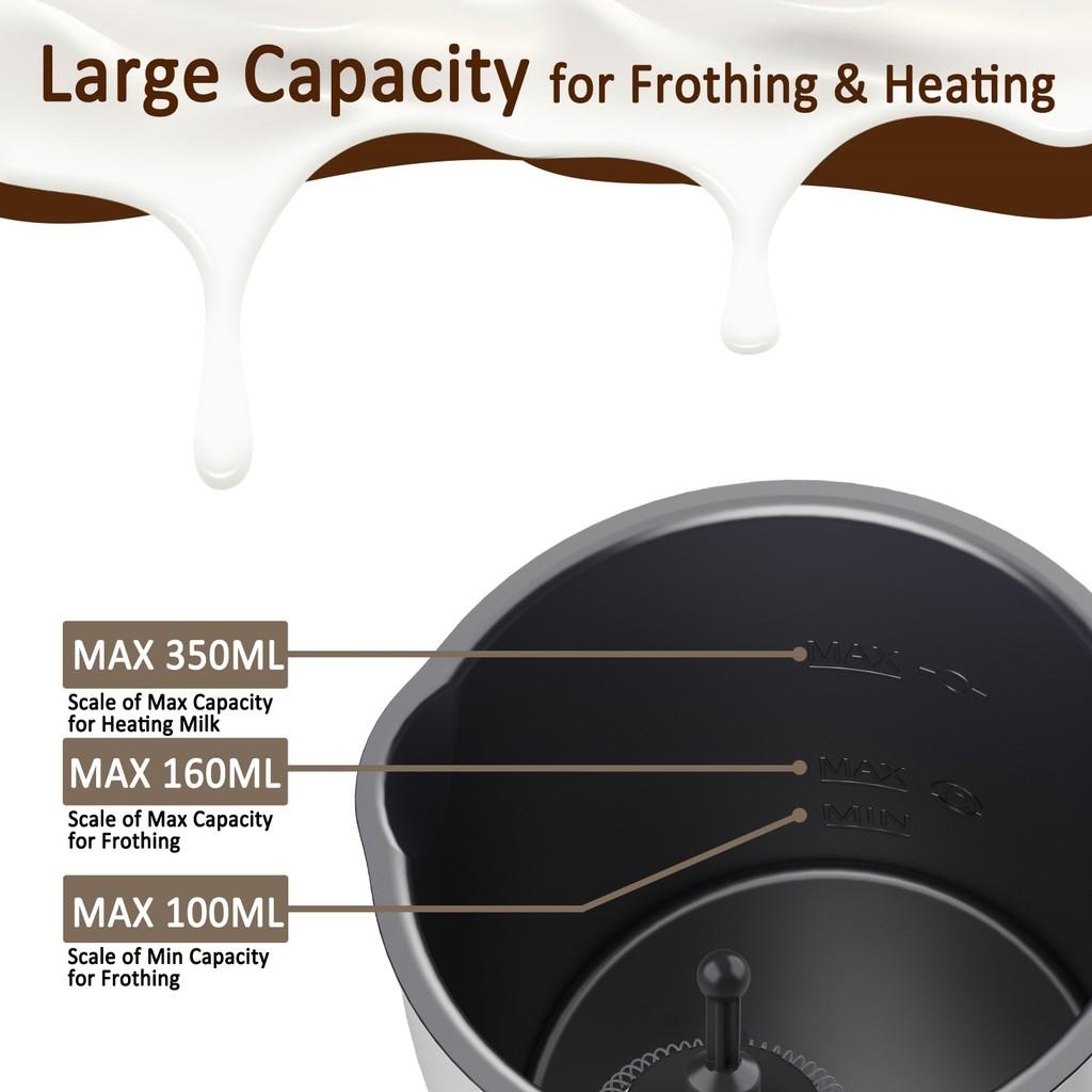 Multifunctional Milk Froth Machine Household Milk Heating Bubbler Milk Foam Machine Electric Automatic Milk Foam Maker