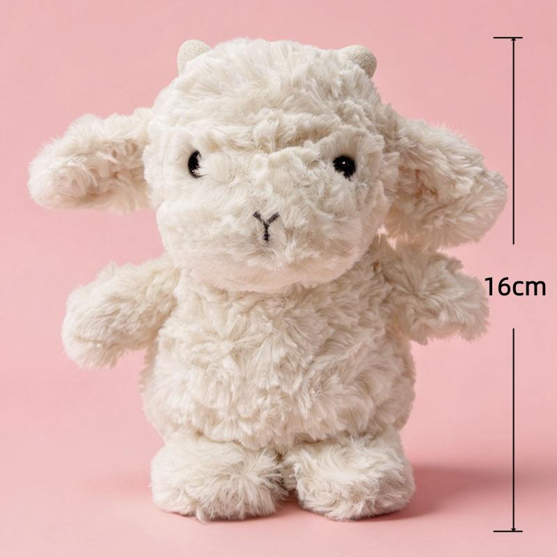 16Cm Animal Plush Toys Elephant Wolf Lion Sheep Bear Stuffed Doll Kawaii Home Decor Toys Accompany Sleep Toy Birthday Gifts