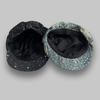 Japanese Women Denim Beret Hat Oversized Glitter Star Painter Jean Cap Retro Hat