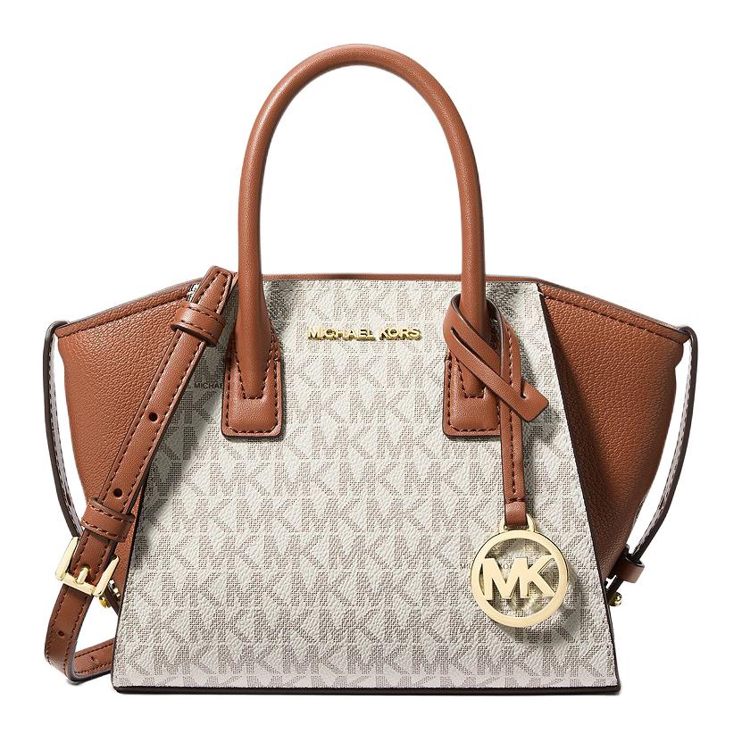 

Michael Kors Avril Monogram Zip Closure Cotton Tote Bag Mini Women tote bags Vanilla-White 35F4G4VC0B-150 Basic Set (Bag+Dust Bag)