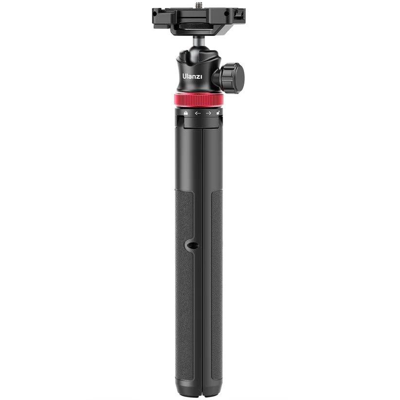 Ulanzi MT-16 Extendable Camera Tripod with Ball Head 1/4 Inch Screw 4-Section Adjustable Mini Selfie Stick Vlog Tripod