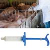 Kunststoffstahlspritze Tierinjektorspritze Zubehör Tierpflegeausrüstung20ML Kunststoff