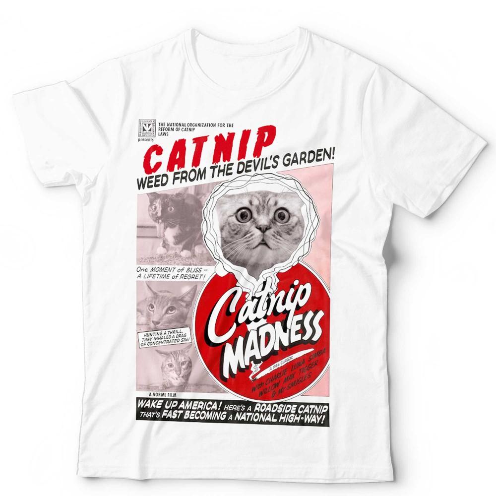 Reefer Madness T Shirt Catnip Unisex Cat Kitten Drugs Retro Vintage Movie Poster
