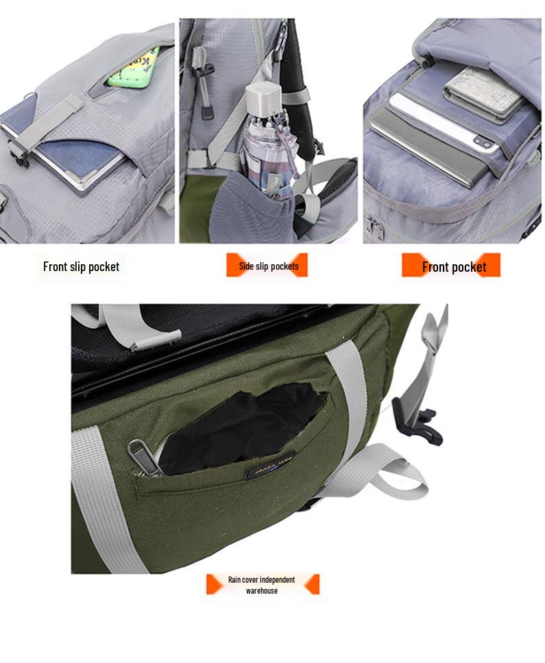Unisex Lightweight Multifunctional Hiking Backpack – Large Capacity for Outdoor Sports & Mountaineering