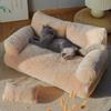 Samt Weich Warm Haustier Sofa für Kleine Hunde Katzen Luxus Katzenbett Abnehmbar Waschbar Rutschfest Kätzchen Welpen Schlafsofa Haustier Zubehör