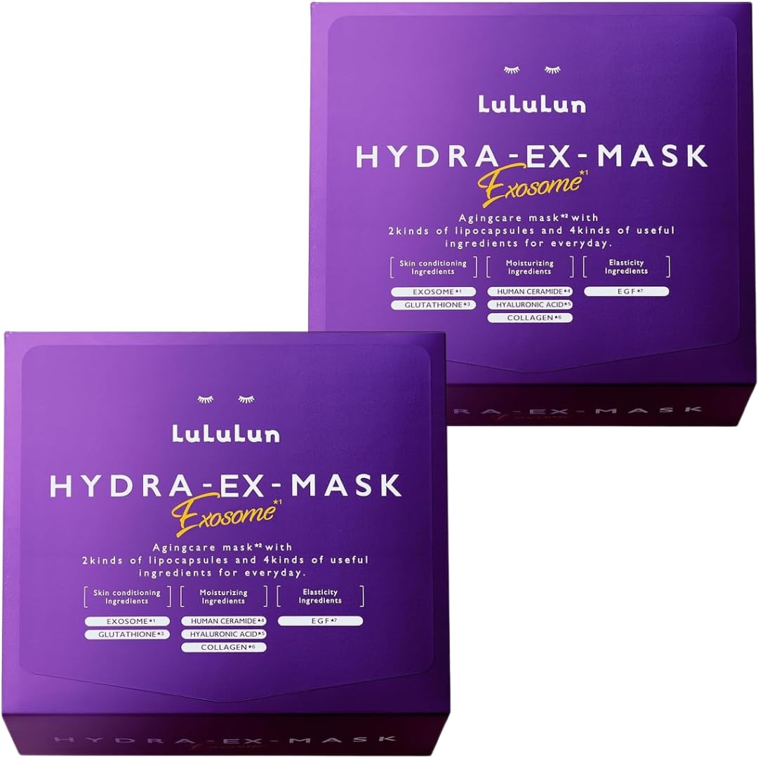 

Lululun HydraEX Экзосома Маска для лица Большой объем 28 листов х 2 коробки [Оптовая покупка]