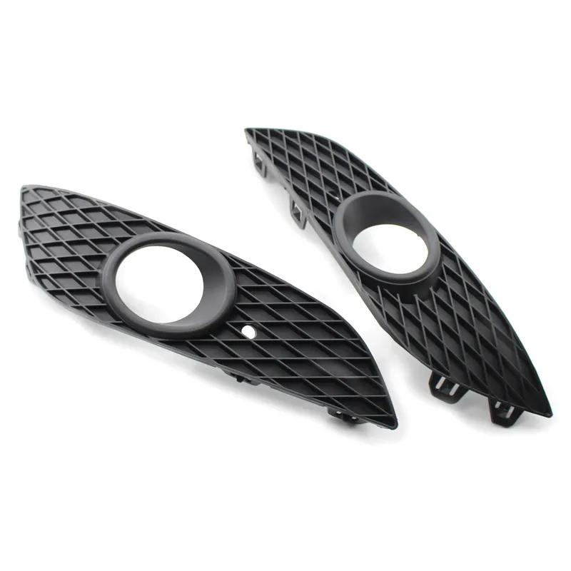 1Pair Left And Right Front Bumper Nice Grille Trim Fog Lamp Cover Frame Hole Pair Set Replacemnt For ASTRA H MK5 2007-2010