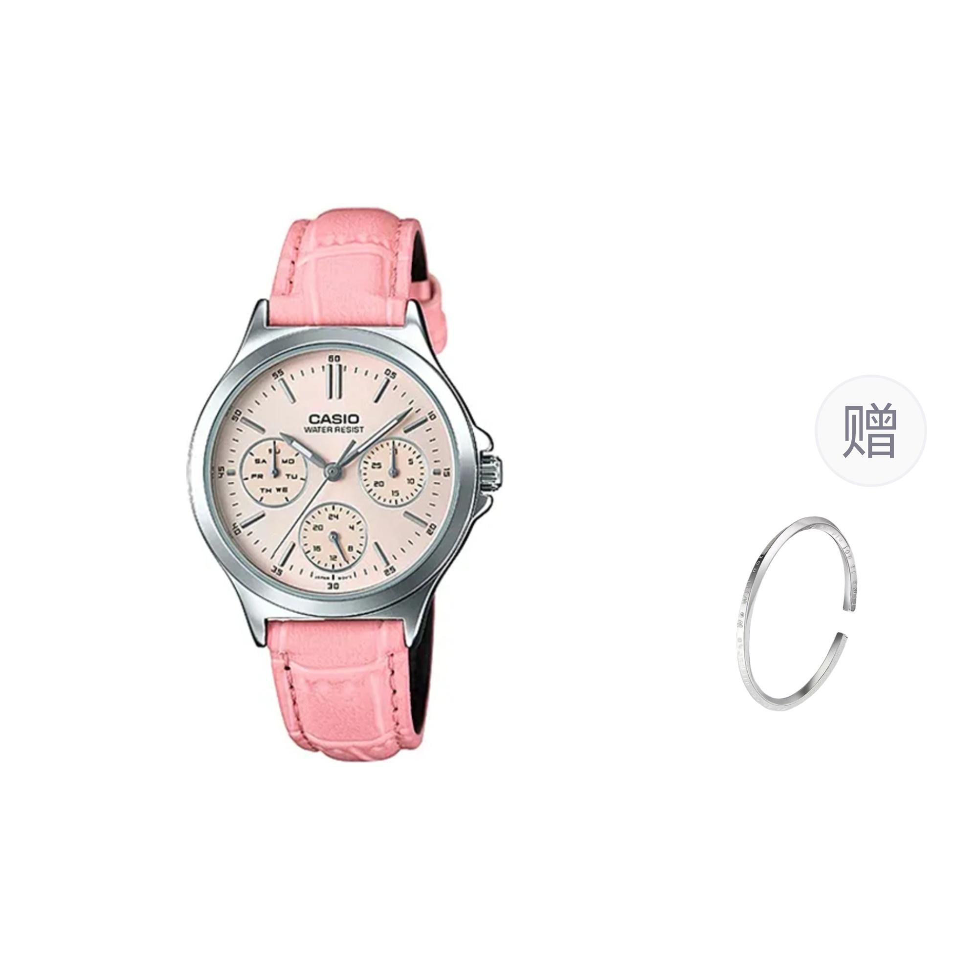 CASIO Women s DRESS Pink Watch LTP-V300L-4A- Pink Watch Dial