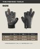 Umibozu Fishing Winter Fishing Cold YKK Waterproof Fleece Outdoor Use Gloves, Gloves, Protection, Zipper, Lining, Stretch, (M, Black)