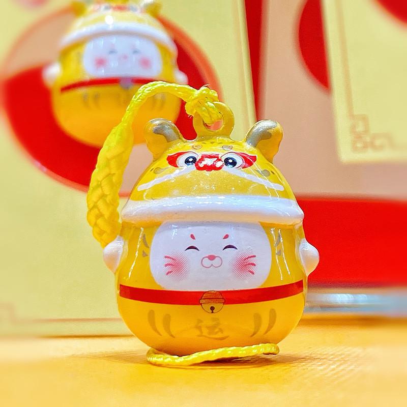 

Лев Дракон Кот Удачи Водный Звонок Мультяшный Подвесной Креативный Новогодний Подарок Good Luck