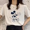 Retro Cartoon Womens Tshirt Mickey Mouse Harajuku Cotton Tshirt Fashion Womens Shirt Summer Top Short Sleeve Shirt