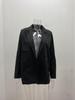 2026 European/American Fashion Solid Color Long Sleeve Jacket - Spring/Autumn Suit