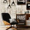 1roll Retro Nostalgia 3D Vertical Stripes Simulation Wood Grain Wood Panel PVC Wall Stickers, Wall Decoration Kitchen Living Room Wallpaper Stickers