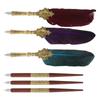  Pen Set Calligraphy Writing Drawing Quill Dip Kit Vintage Art Craft Collection