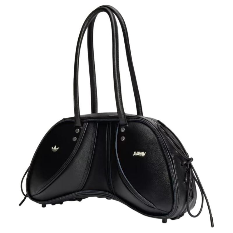 Adidas Originals Avavav Collaboration Cow Leather Handbag Regular Women's Black Adidas JM0357