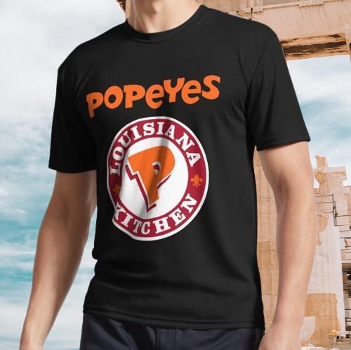 

Popeyes Louisiana Kitchen Logo Active T-Shirt Funny Size S to 5XL 2XL