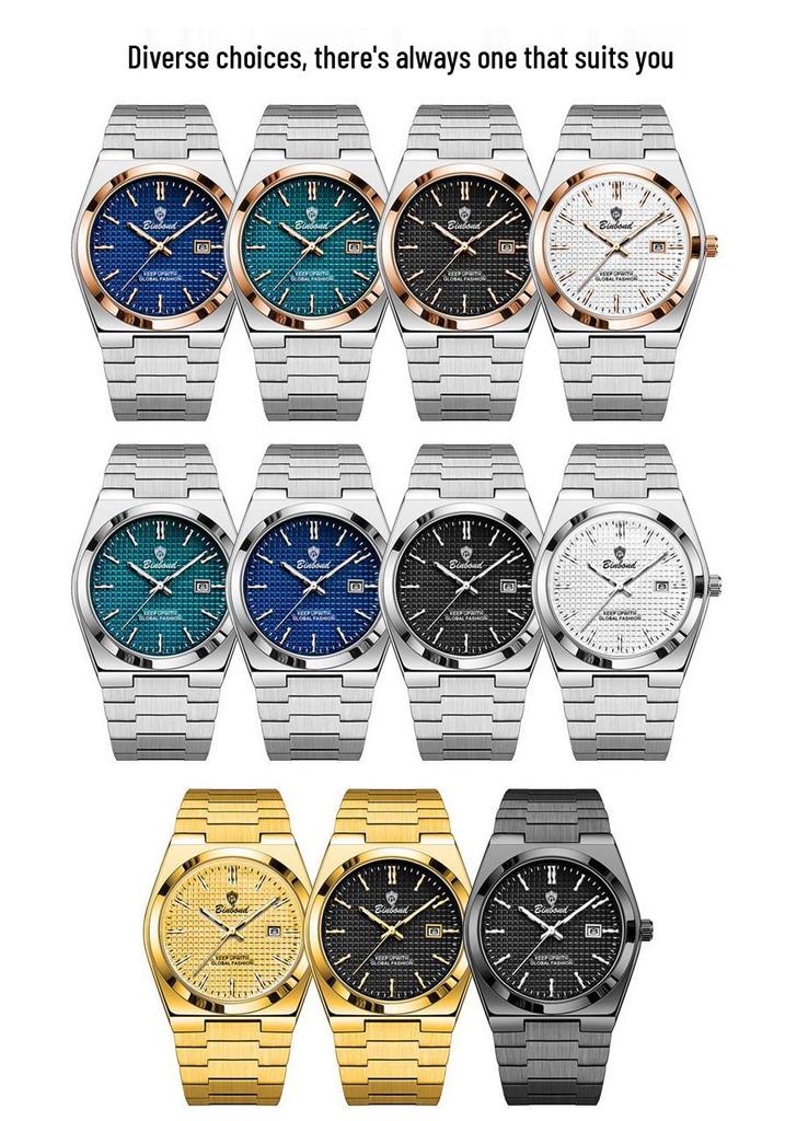 Binbang BINBOND Men's Super Player Luminous Waterproof Fashion Watch