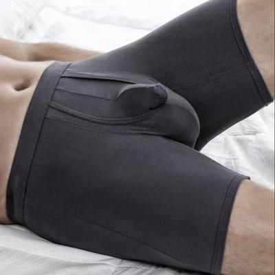 Chiloți Bărbați Alungiți Subțiri Moi Respirabili Antiseptici Pungă U Convexă Elegant Nas Fără Restricții Culoare Solidă Absorbant Umezeală Sport Bărbați