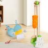 Cleaning Wooden Kids Toy Kit Interactive Role Play Emotional Cognitive Growth