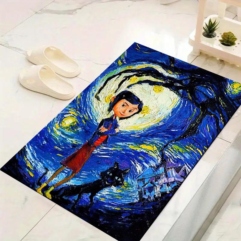 Cartoon Coraline Carpet Rug for Living Room Bedroom Home Sofa Decoration,Kids play Non-slip Floor Mat