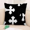 Fashion Hearts Art Pillow Case Square Double‑Sided Print Cushion Case For Sofa Home Bedchamber Decor Gift