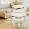 Travel Retainer Case Denture Bath Box with Strainer Basket Portable Orthodontic Retainer Case with Mirror for Braces Dentures Cleaning