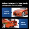 JADA Fast & Furious 25th Anniversary 1:32 Die-cast Collection–Mitsubishi Eclipse/Toyota Supra/1970 Dodge Charger/Honda S2000
