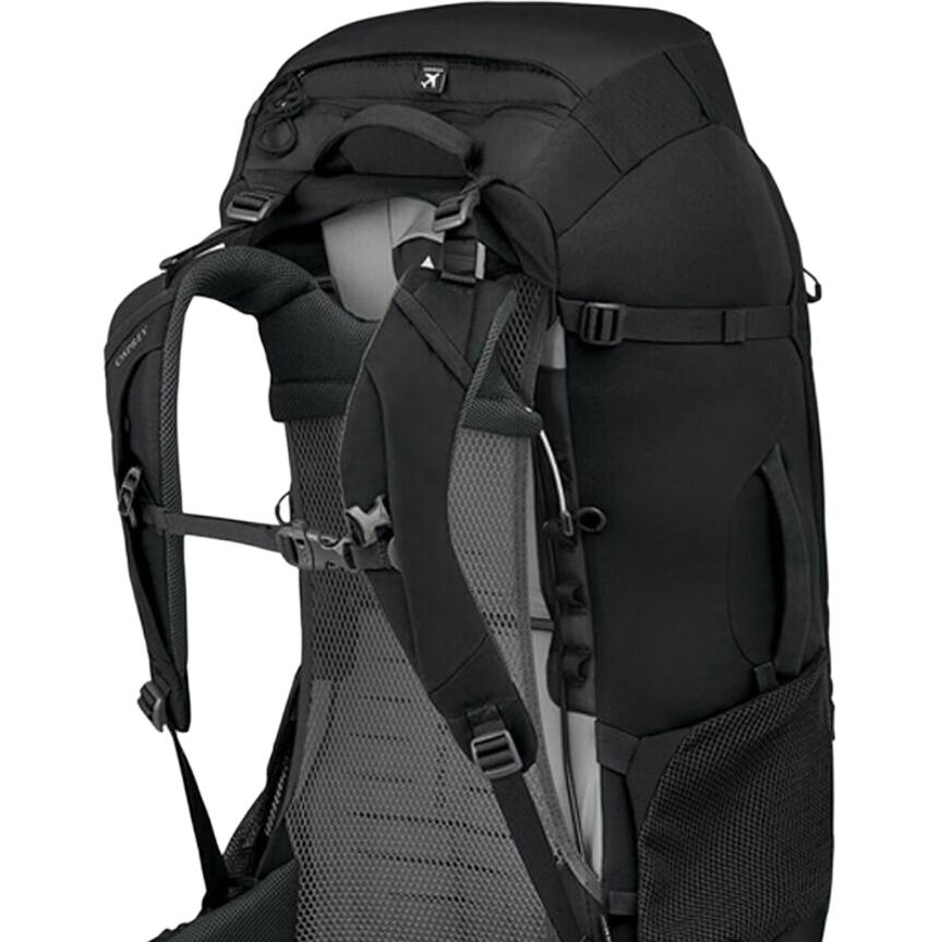 OSPREY 55L Outdoor Bag Mountaineering Bag Recycled Polyester Black Unisex 10003327