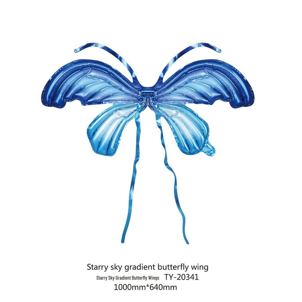 Colorful Children's Angel Wings Inflatable Butterfly Balloons for Night Market and Street Stall Decoration