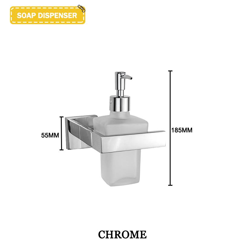 Accesorii negre pentru baie Raft pătrat din oțel inoxidabil Suport pentru prosoape Suport pentru șervețe Cârlig pentru haine Suport pentru pahare Pandantiv pentru perie de toaletă