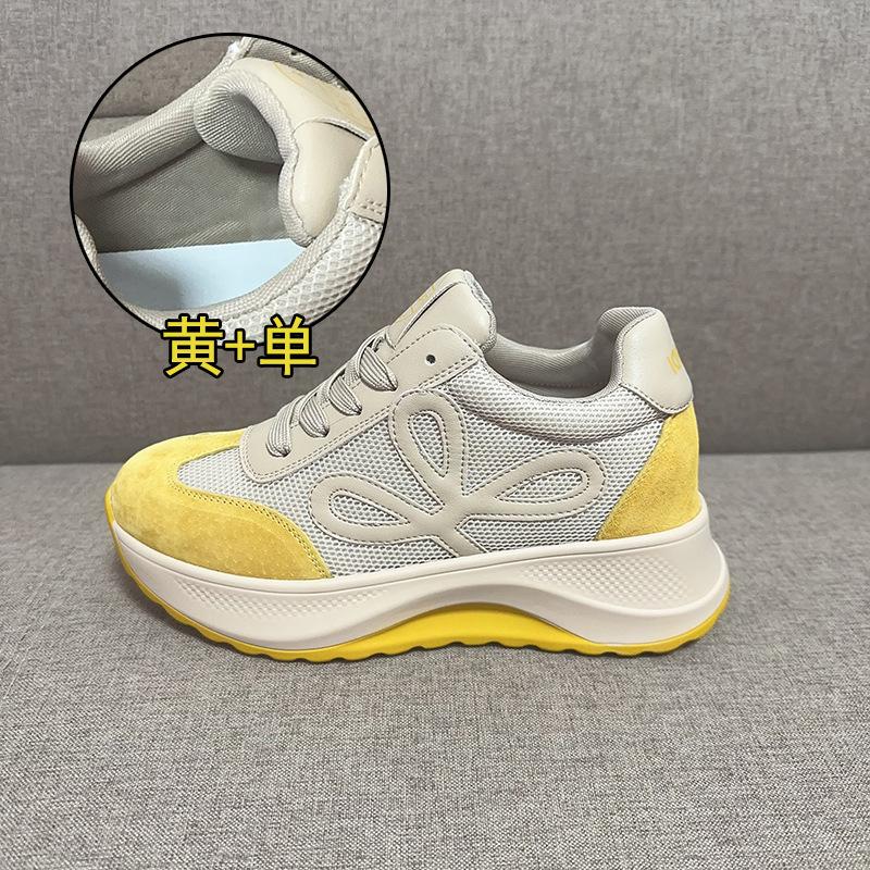 Autumn and Winter New Platform Casual Little White Single Shoes Lace-up Slope Heel Sports Running Versatile Women's Shoes