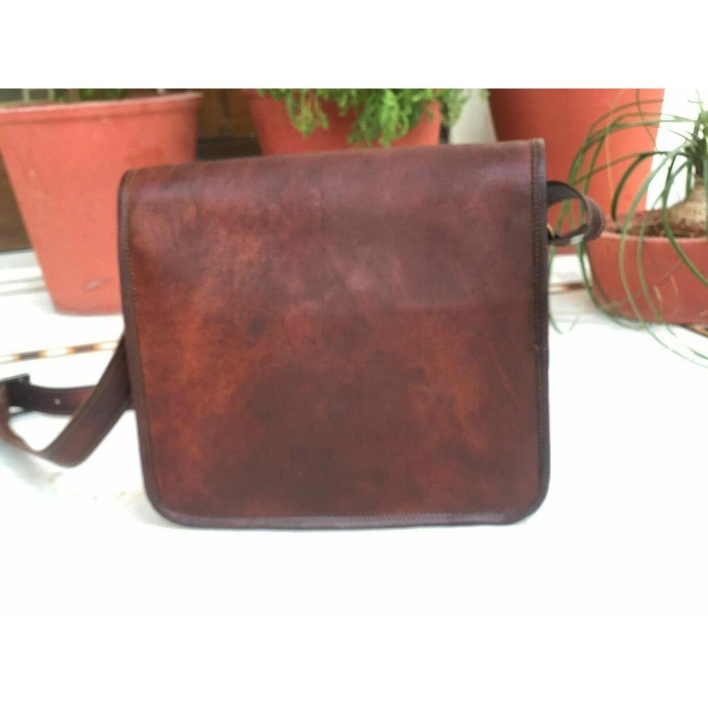 Vintage Laptop Messenger HANDBAG Handmade Briefcase Bag Satchel  Leather