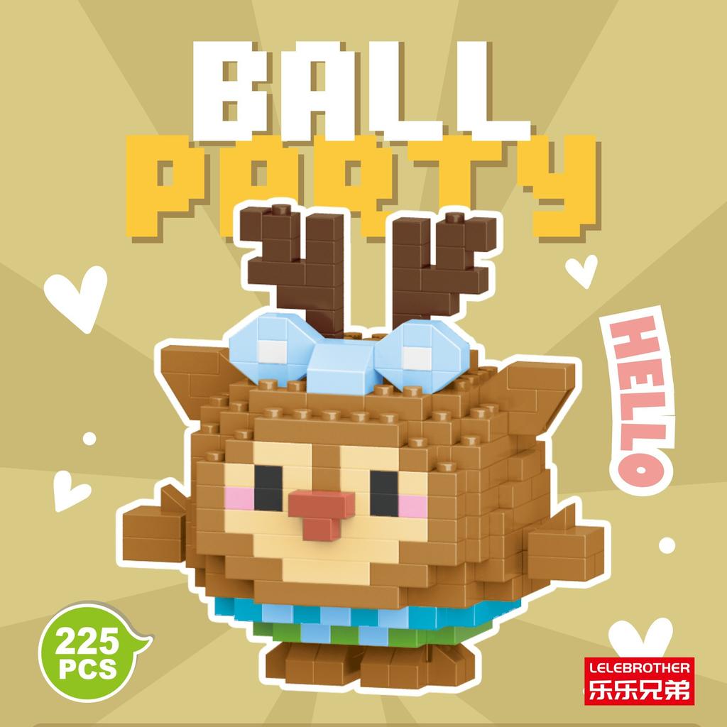 Small Animal Doll Series Micro Particle Building Block Children's Assembled Toys