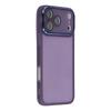 For iPhone 17 Pro Max TPU Case WANLONFENG DKSM Series Electroplated Frame Back Cover with Tempered Glass