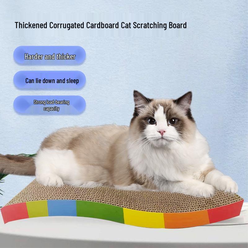 Durable Corrugated Cardboard Cat Scratcher Toy