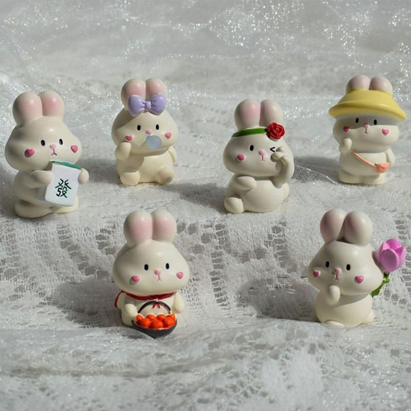 Cartoon Rabbit Chocolate Silicones Molds Cute Rabbit Fondant Decors Molds for DIY Decoration Making Soap Candle