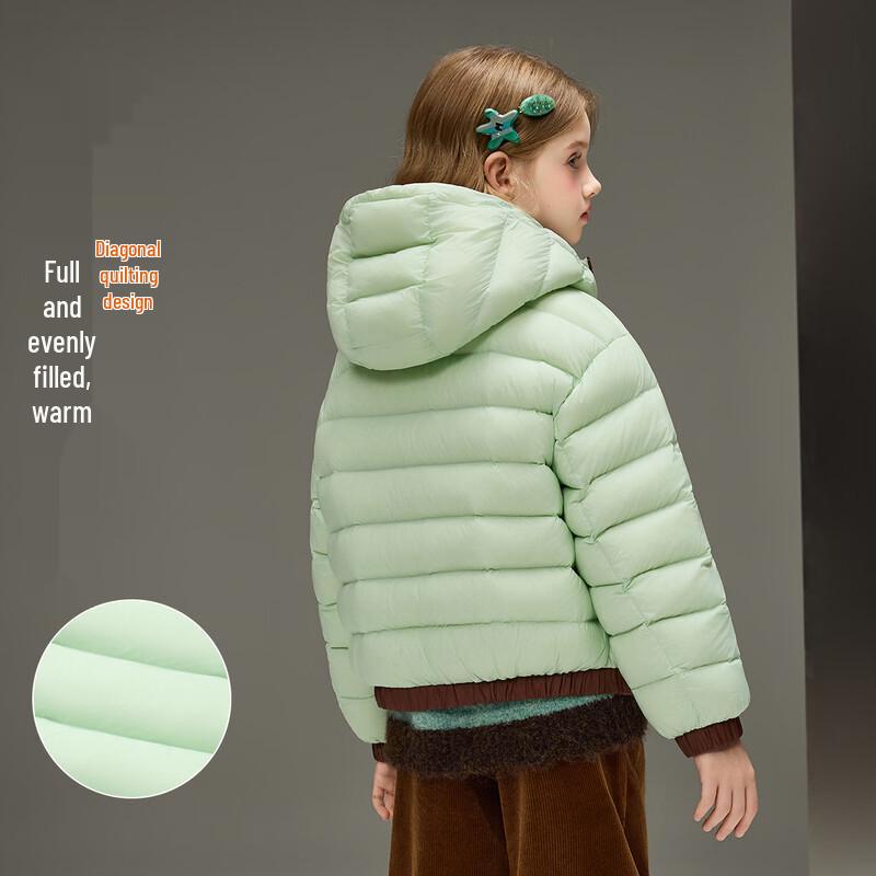 ASK JUNIOR Girls' Hooded Winter Puffer Jacket