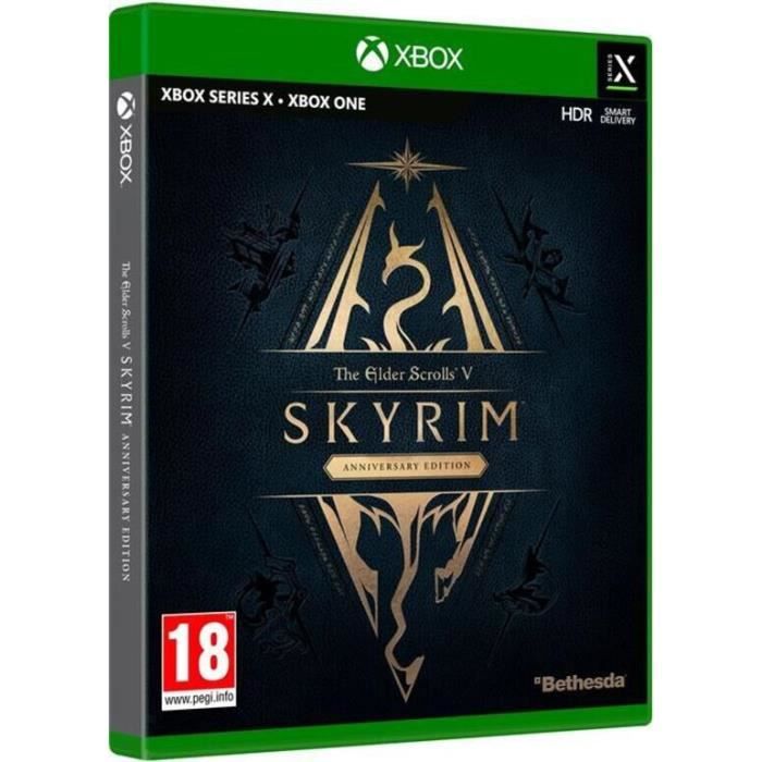 Jeu Vidéo - BETHESDA - Skyrim Anniversary Edition - Monde Ouvert - Quêtes Épiques - Dragons