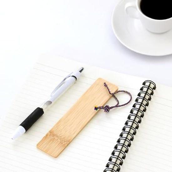 Bookmark Bookmarker Bamboo Natural Made Japan Japanese Style Stylish Lightweight Reading Supplies Gift Present Men Women